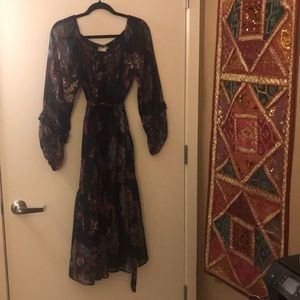 Peasant Blouse/ Tiered Skirt Paisley eShakti